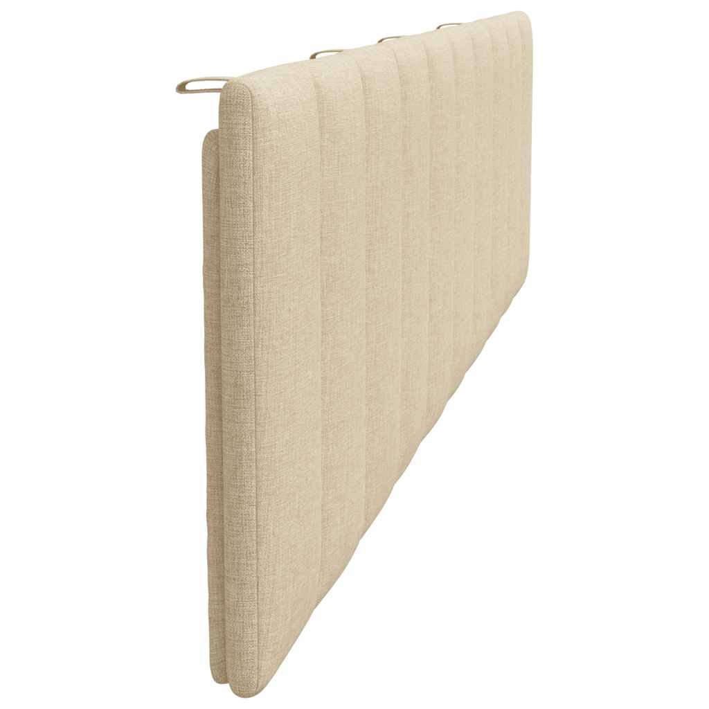 vidaXL Poduszka na wezgłowie, Hanko, kremowa, 200 cm, tkanina