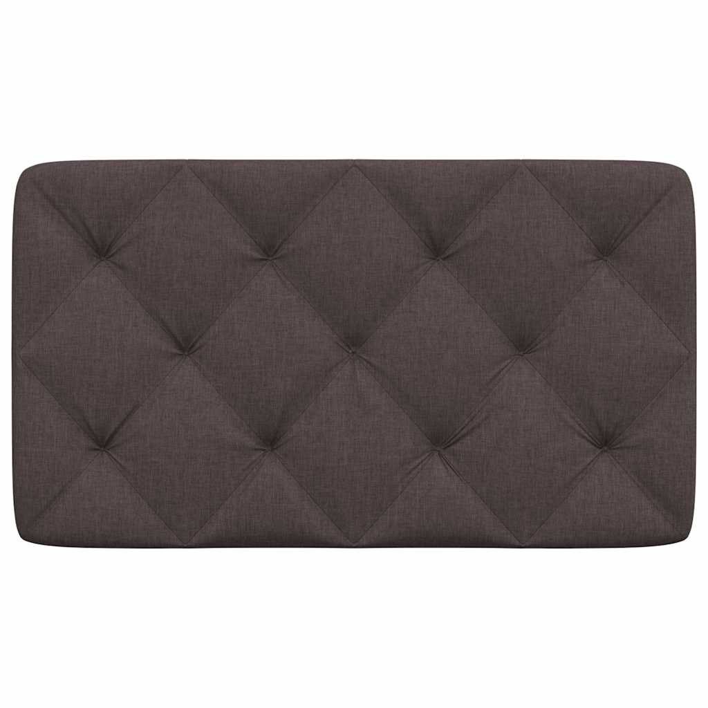vidaXL Poduszka na wezgłowie, ciemnobrązowa, 80 cm, tkanina