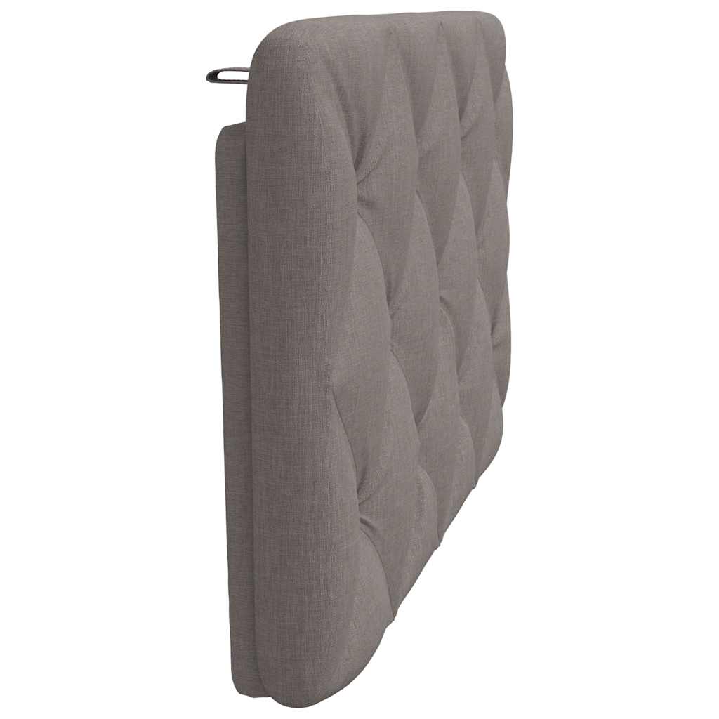 vidaXL Poduszka na wezgłowie, kolor taupe, 80 cm, tkanina