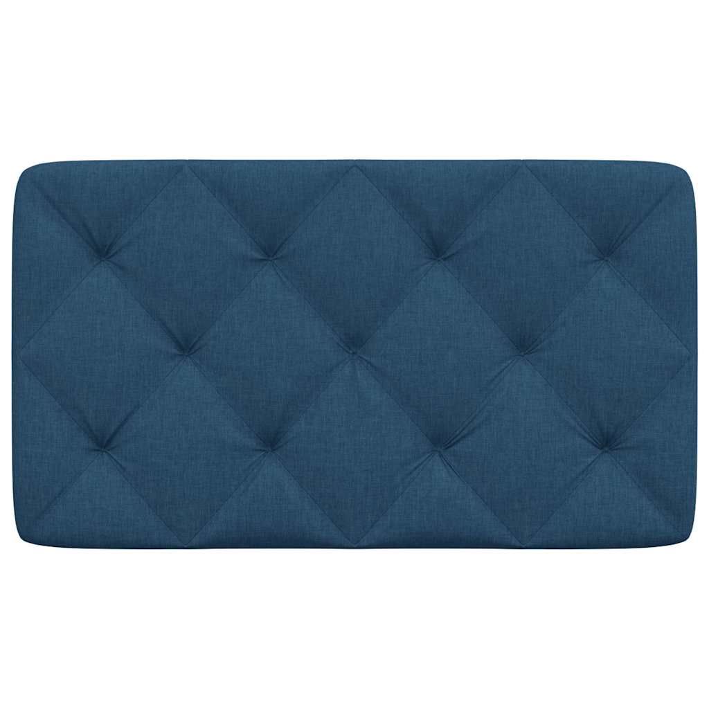 vidaXL Poduszka na wezgłowie, niebieska, 80 cm, tkanina