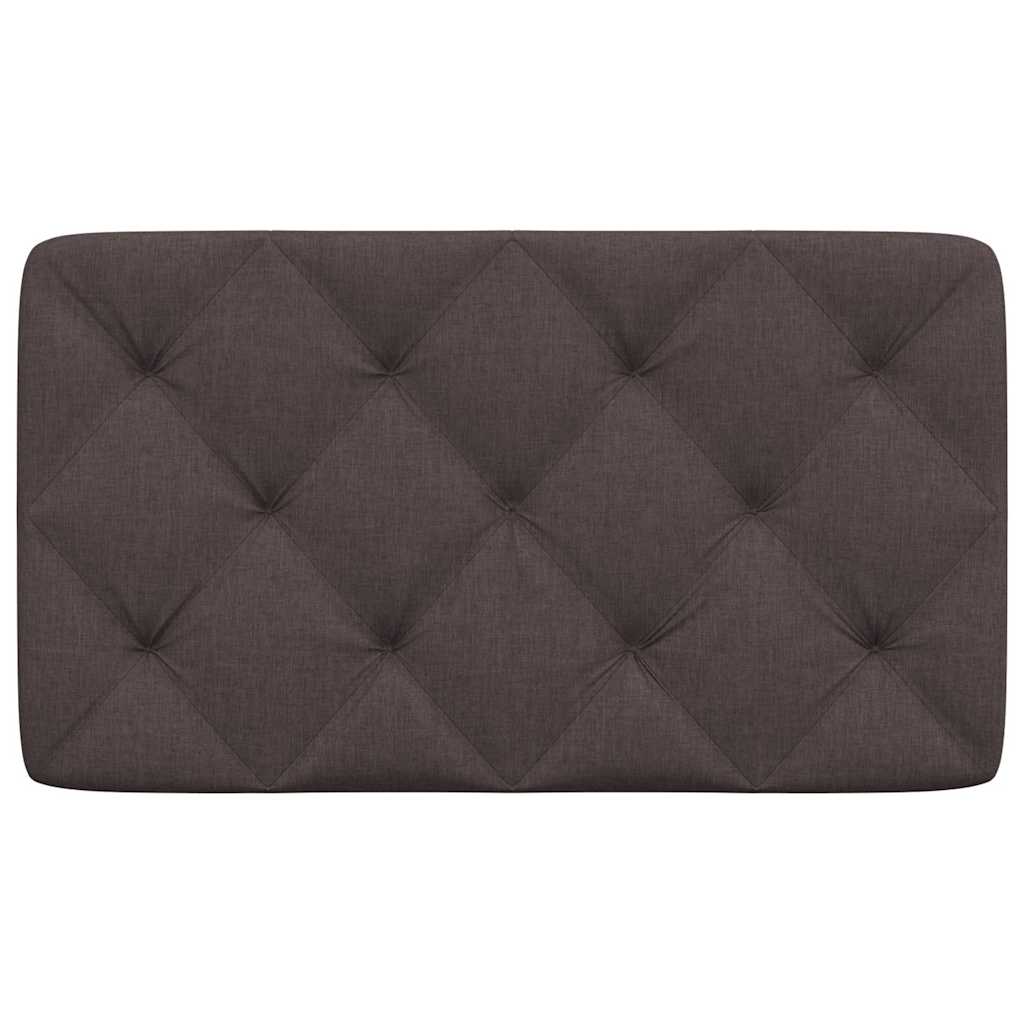 vidaXL Poduszka na wezgłowie, ciemnobrązowa, 90 cm, tkanina