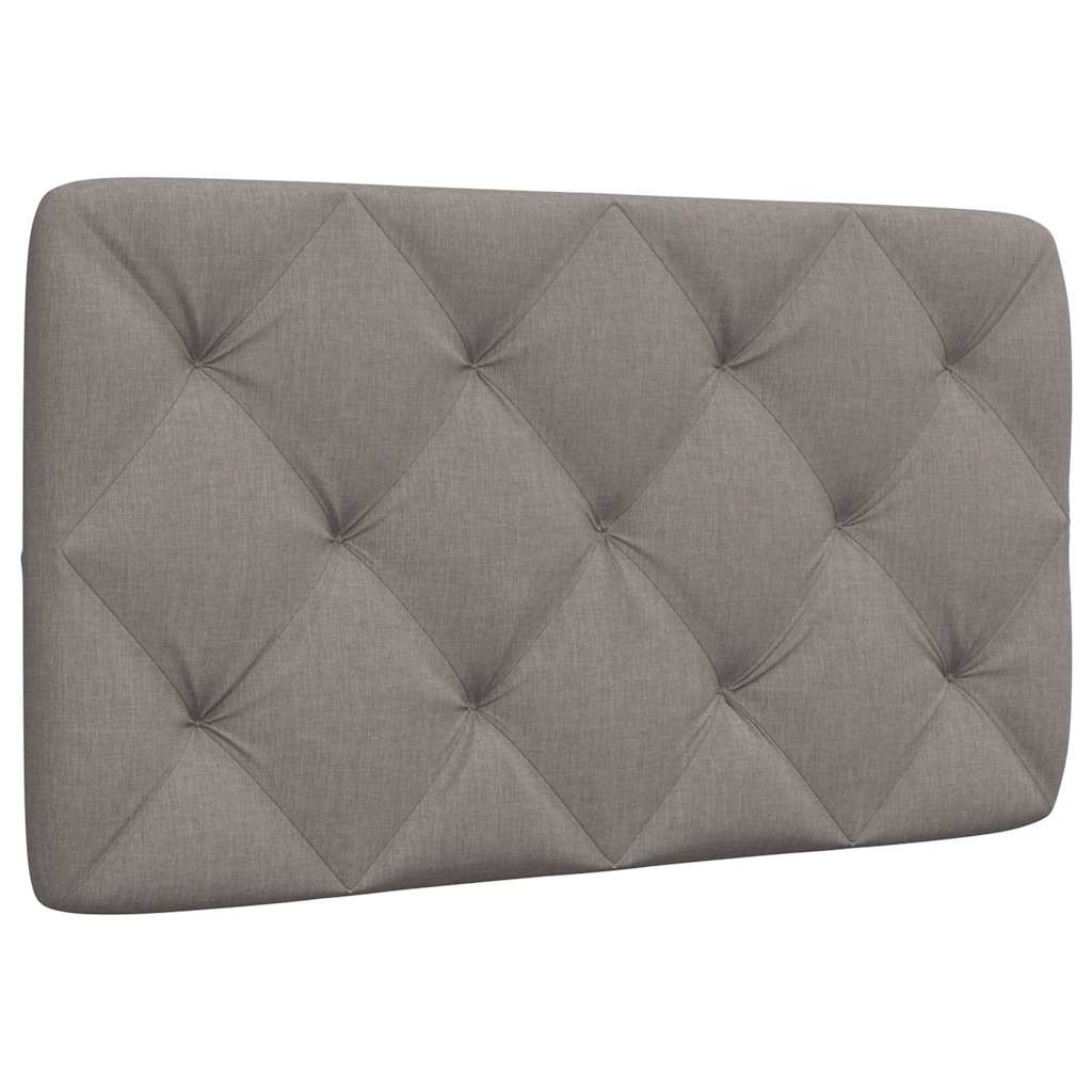 vidaXL Poduszka na wezgłowie, kolor taupe, 90 cm, tkanina