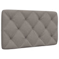 vidaXL Poduszka na wezgłowie, kolor taupe, 90 cm, tkanina