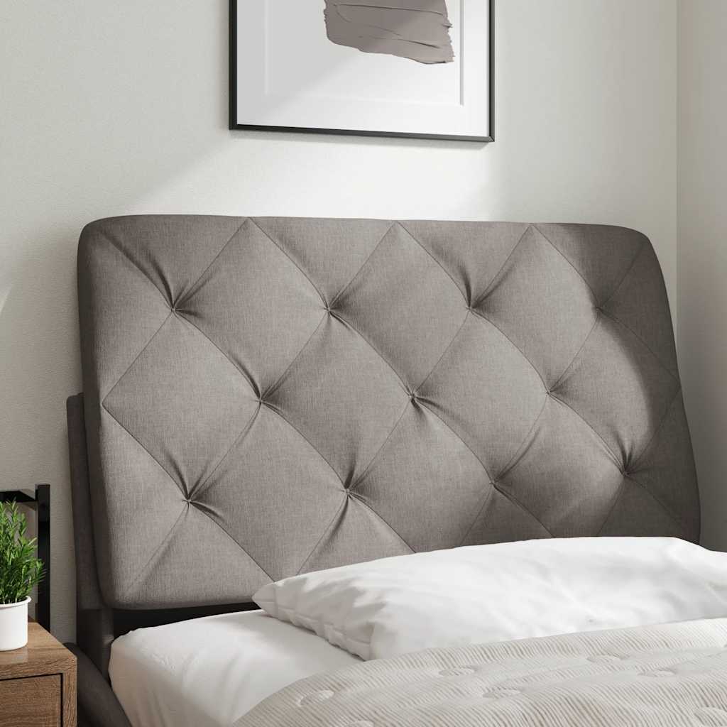 vidaXL Poduszka na wezgłowie, kolor taupe, 90 cm, tkanina