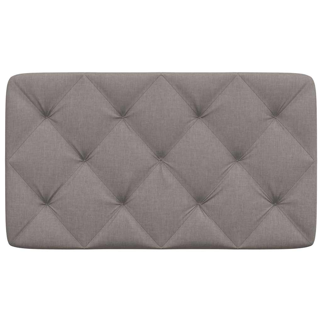 vidaXL Poduszka na wezgłowie, kolor taupe, 90 cm, tkanina