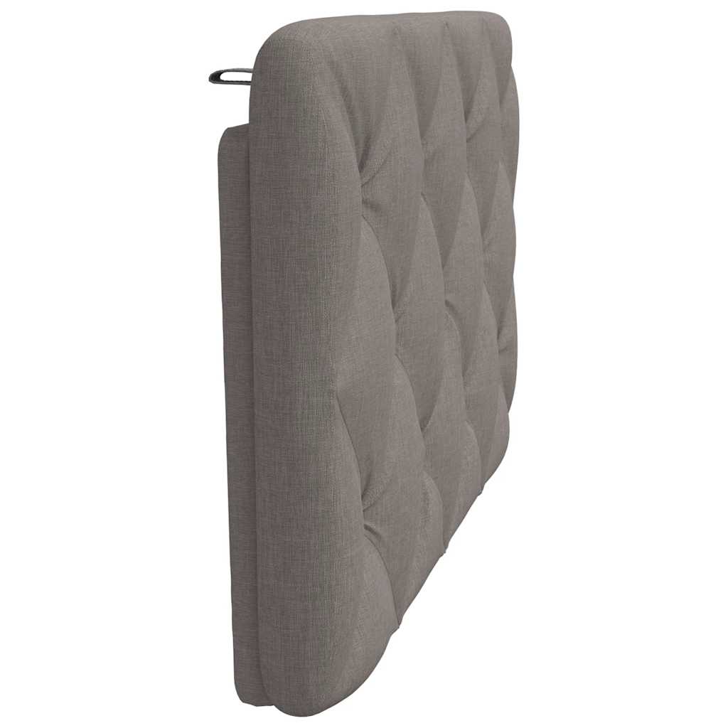 vidaXL Poduszka na wezgłowie, kolor taupe, 90 cm, tkanina