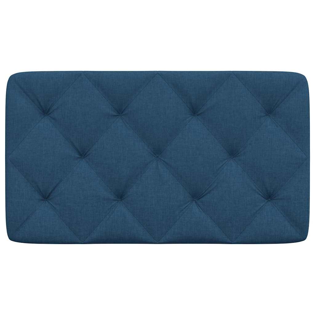 vidaXL Poduszka na wezgłowie, niebieska, 90 cm, tkanina