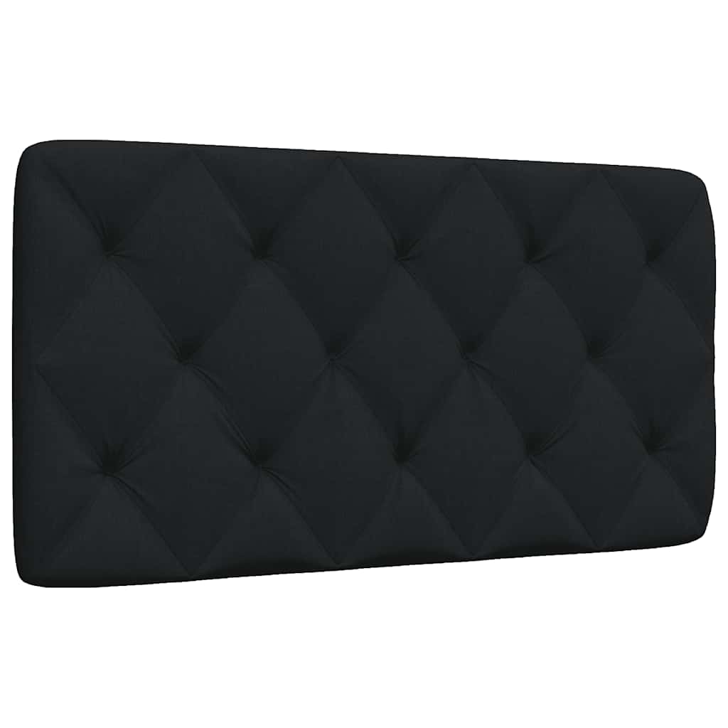 vidaXL Poduszka na wezgłowie, czarna, 100 cm, tkanina