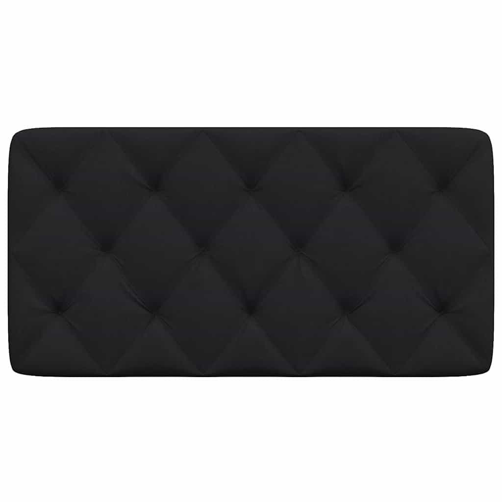 vidaXL Poduszka na wezgłowie, czarna, 100 cm, tkanina