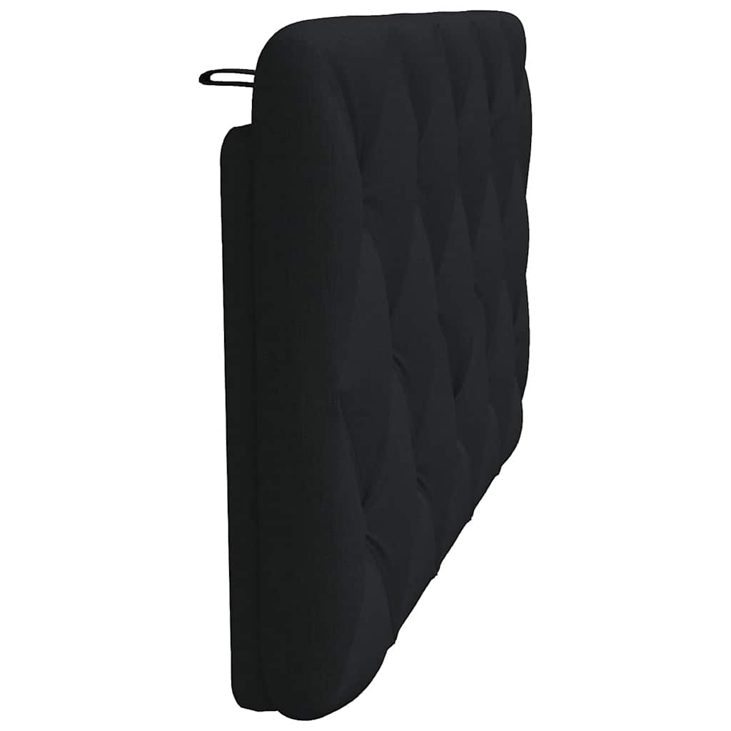 vidaXL Poduszka na wezgłowie, czarna, 100 cm, tkanina