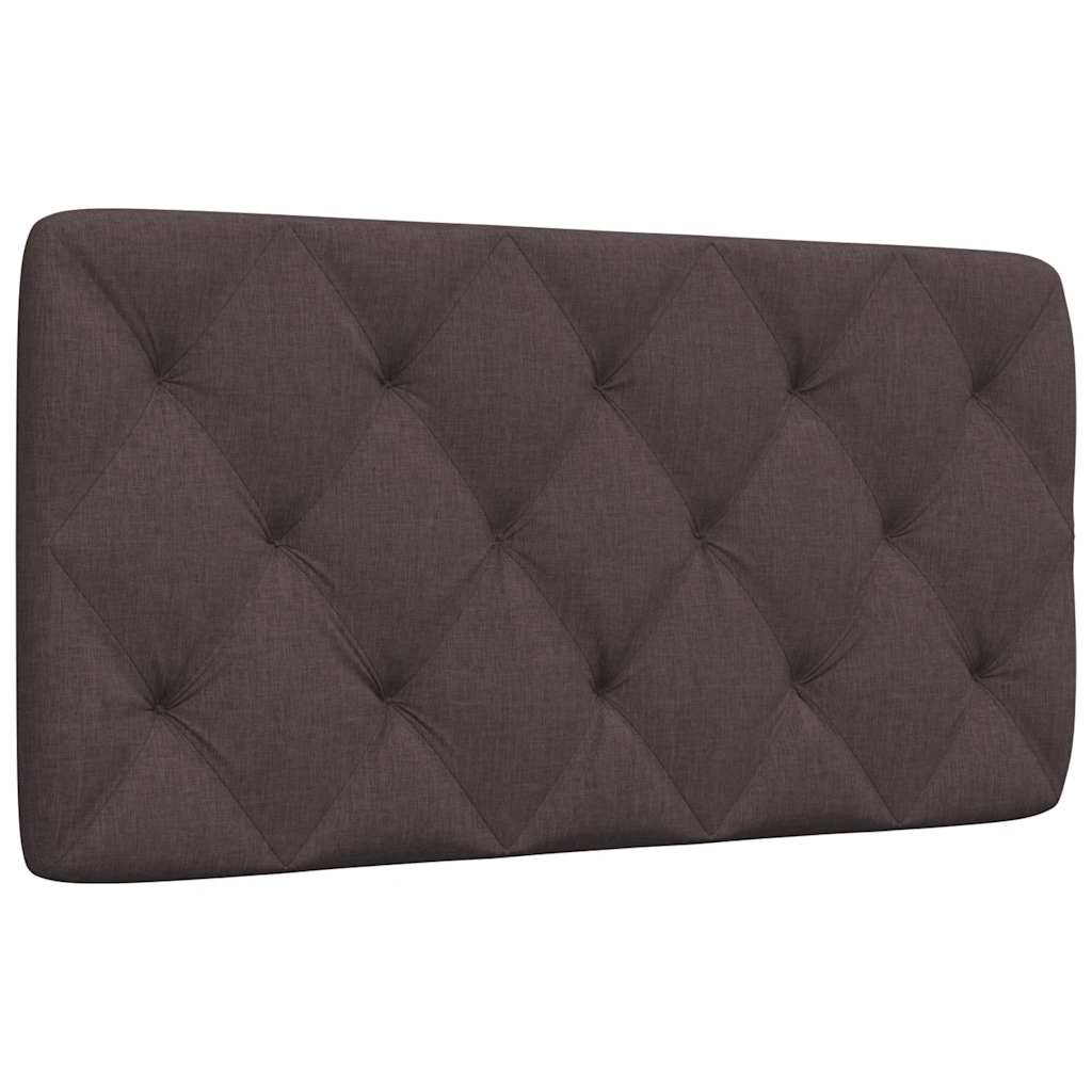 vidaXL Poduszka na wezgłowie, ciemnobrązowa, 100 cm, tkanina