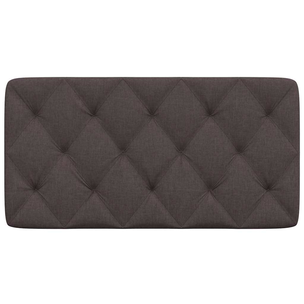 vidaXL Poduszka na wezgłowie, ciemnobrązowa, 100 cm, tkanina