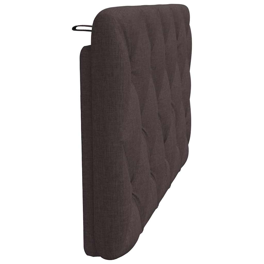 vidaXL Poduszka na wezgłowie, ciemnobrązowa, 100 cm, tkanina