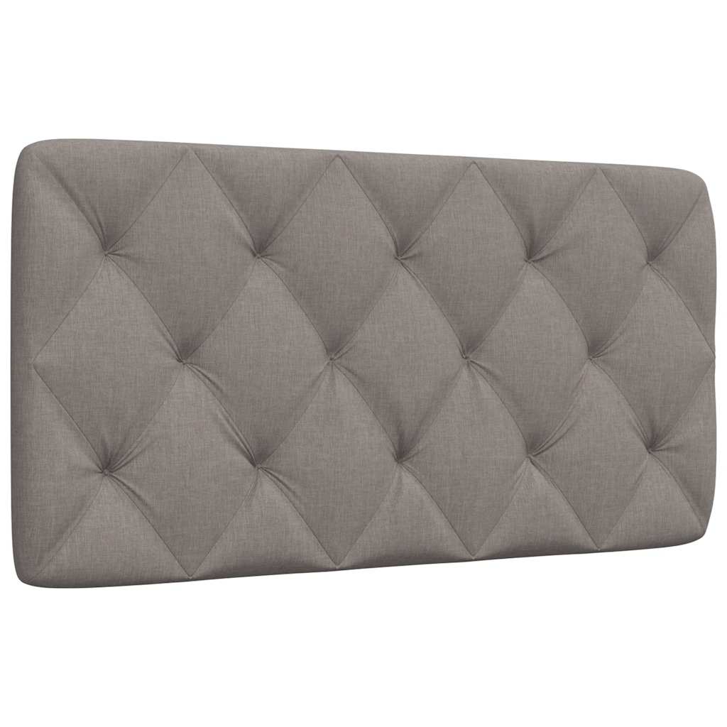 vidaXL Poduszka na wezgłowie, kolor taupe, 100 cm, tkanina