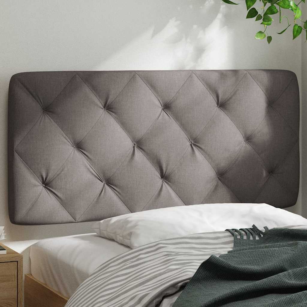 vidaXL Poduszka na wezgłowie, kolor taupe, 100 cm, tkanina
