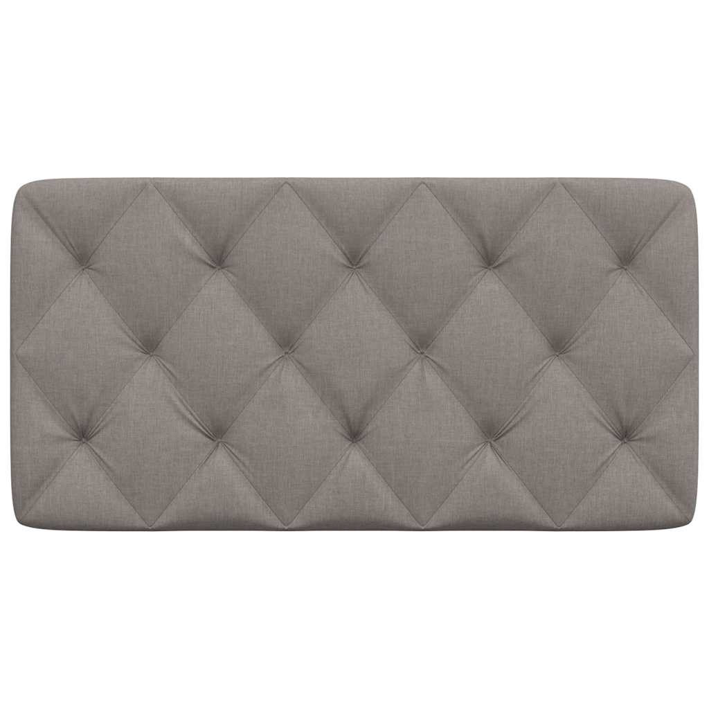 vidaXL Poduszka na wezgłowie, kolor taupe, 100 cm, tkanina