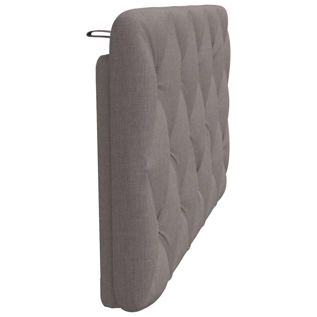 vidaXL Poduszka na wezgłowie, kolor taupe, 100 cm, tkanina