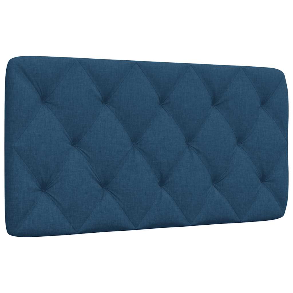 vidaXL Poduszka na wezgłowie, niebieska, 100 cm, tkanina