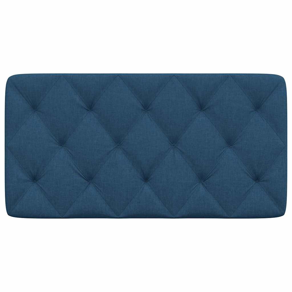 vidaXL Poduszka na wezgłowie, niebieska, 100 cm, tkanina