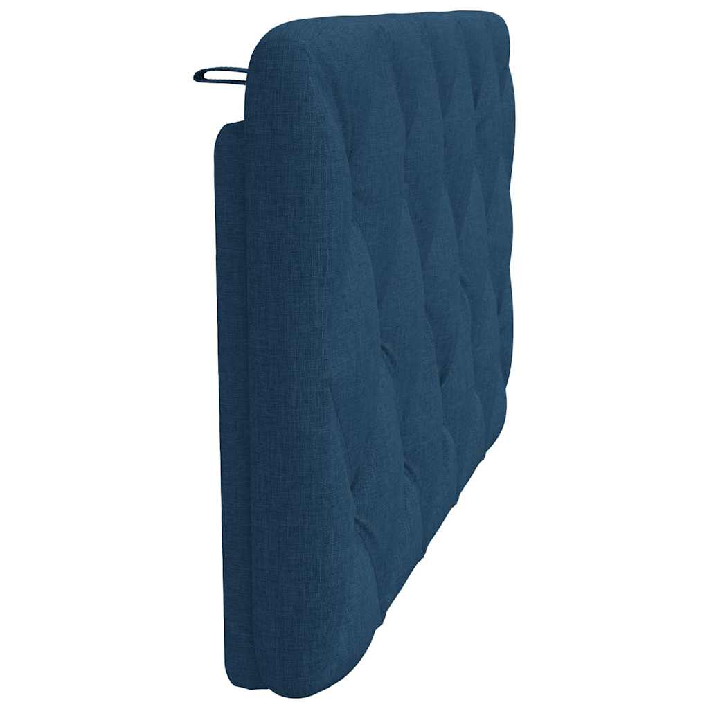 vidaXL Poduszka na wezgłowie, niebieska, 100 cm, tkanina