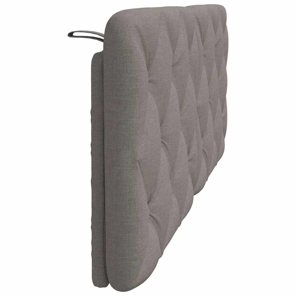 vidaXL Poduszka na wezgłowie, kolor taupe, 120 cm, tkanina