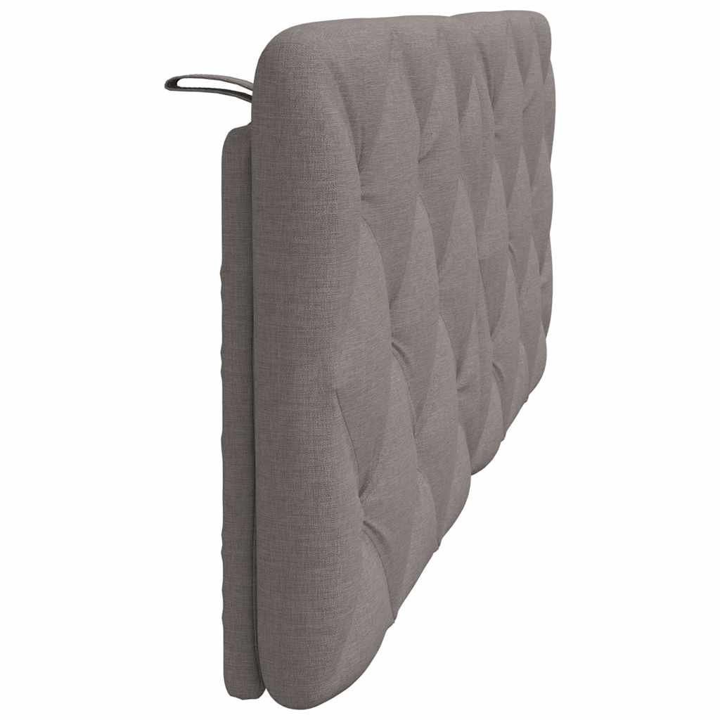 vidaXL Poduszka na wezgłowie, kolor taupe, 140 cm, tkanina