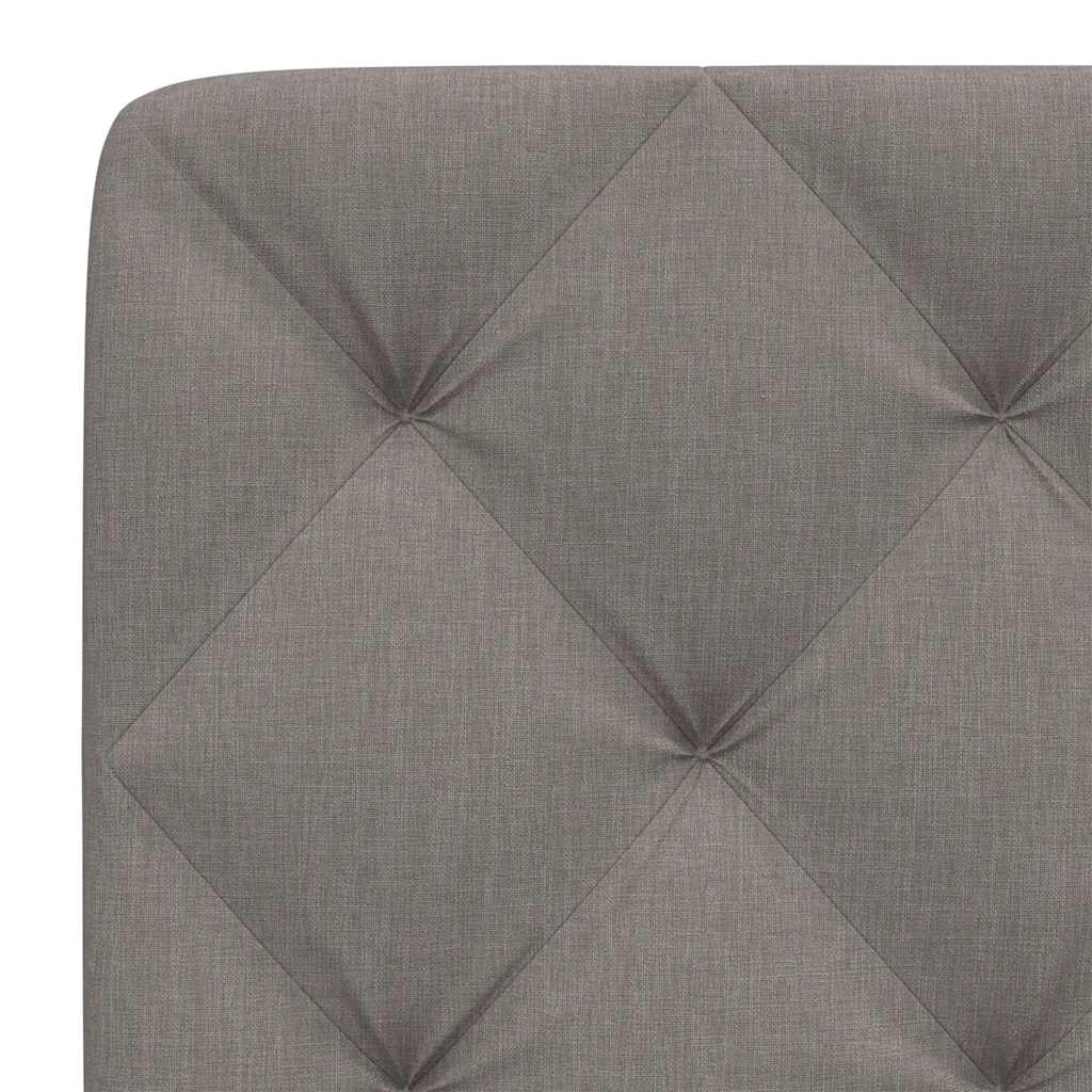 vidaXL Poduszka na wezgłowie, kolor taupe, 140 cm, tkanina