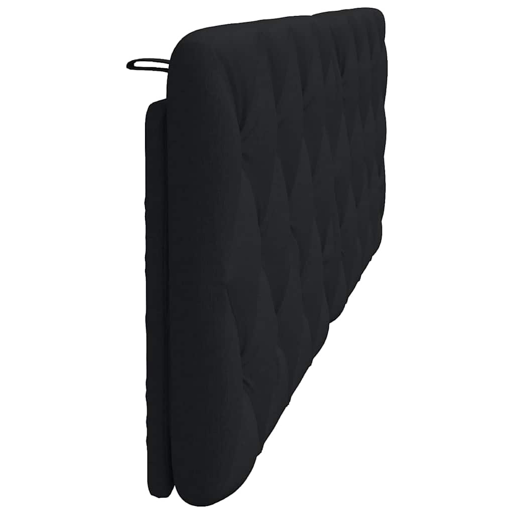vidaXL Poduszka na wezgłowie, czarna, 160 cm, tkanina