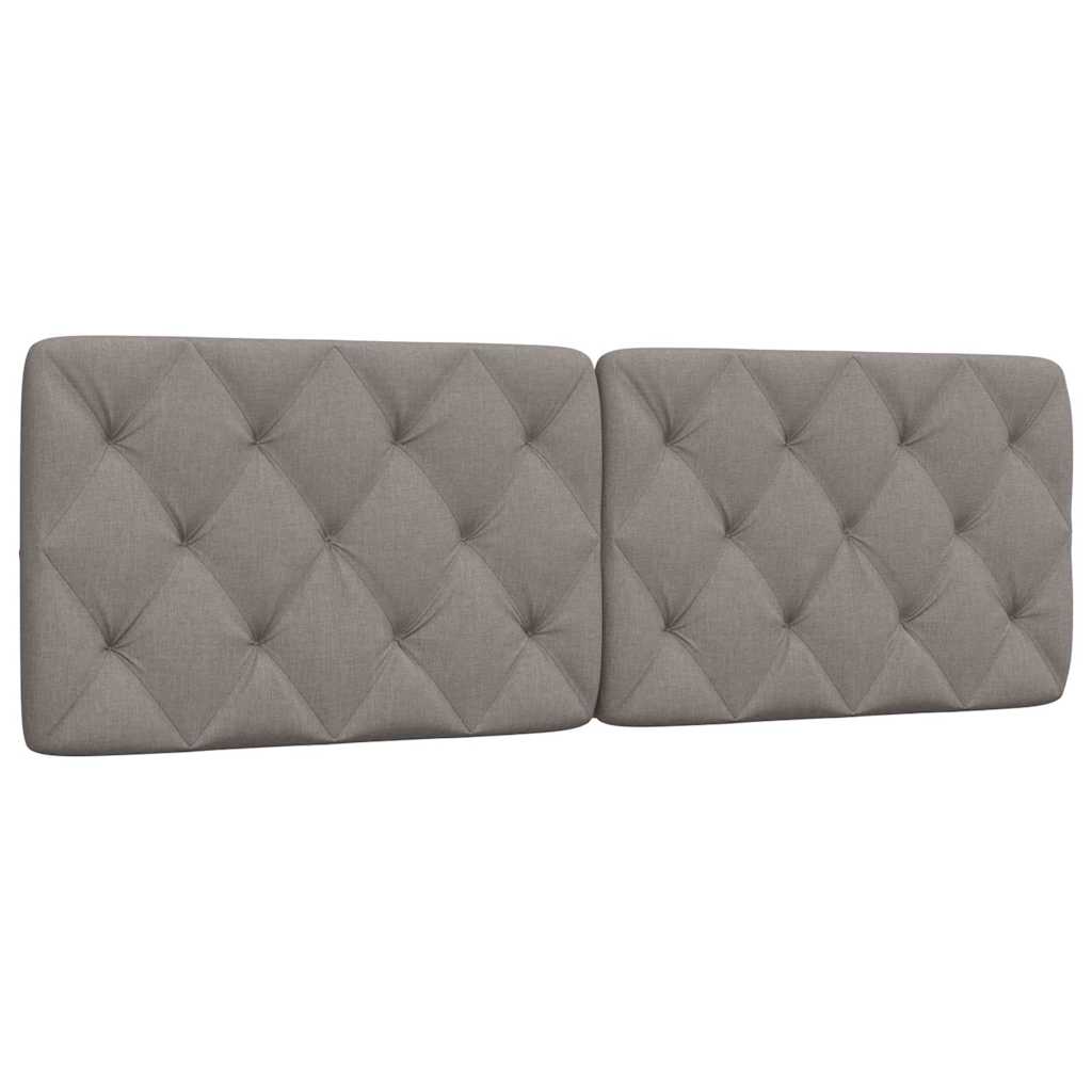vidaXL Poduszka na wezgłowie, kolor taupe, 160 cm, tkanina