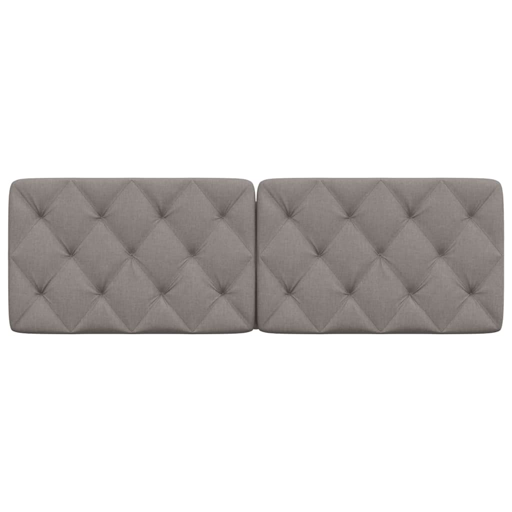 vidaXL Poduszka na wezgłowie, kolor taupe, 160 cm, tkanina