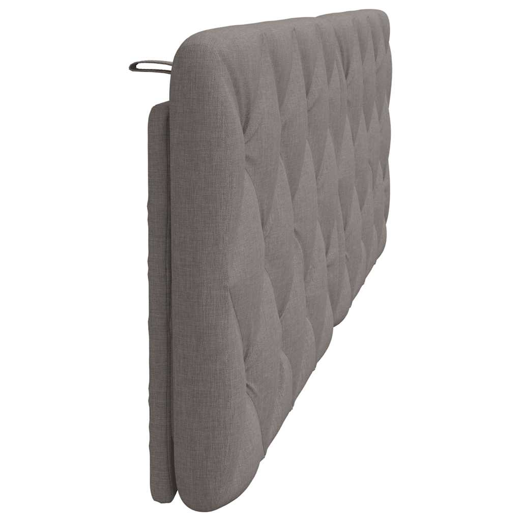 vidaXL Poduszka na wezgłowie, kolor taupe, 160 cm, tkanina