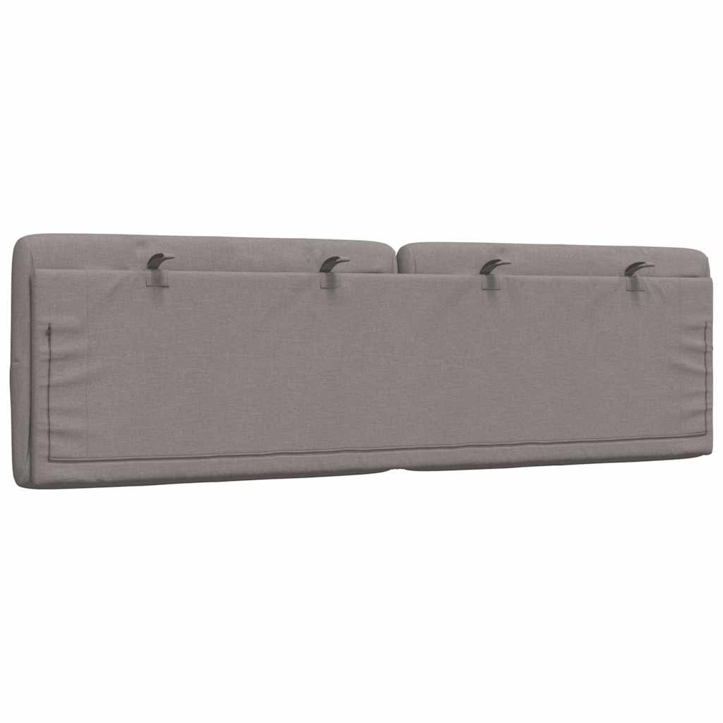 vidaXL Poduszka na wezgłowie, kolor taupe, 160 cm, tkanina
