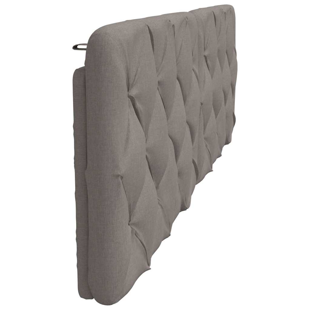 vidaXL Poduszka na wezgłowie, kolor taupe, 180 cm, tkanina
