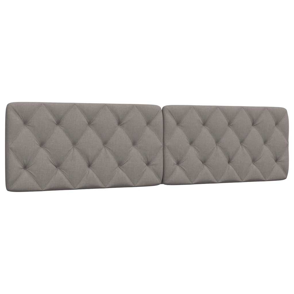 vidaXL Poduszka na wezgłowie, kolor taupe, 200 cm, tkanina