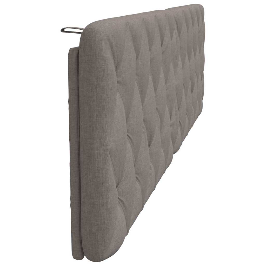 vidaXL Poduszka na wezgłowie, kolor taupe, 200 cm, tkanina