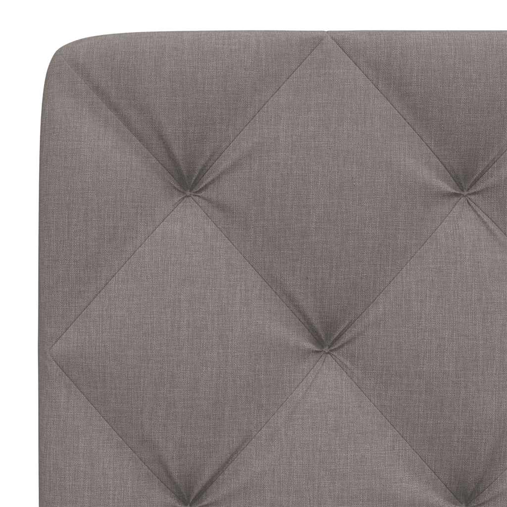 vidaXL Poduszka na wezgłowie, kolor taupe, 200 cm, tkanina