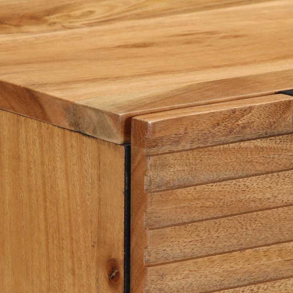 vidaXL Zestaw Komód 2 szt. 120 x 33 x 75 cm Lite Drewno Akacji