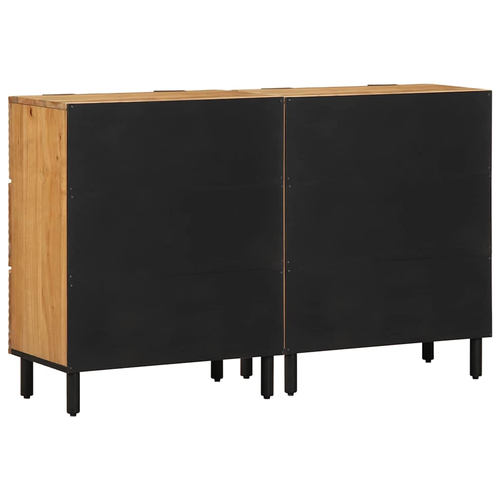 vidaXL Zestaw Komód 2 szt. 120 x 33 x 75 cm Lite Drewno Akacji