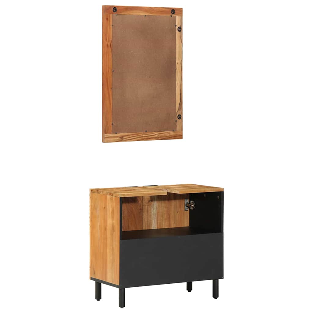 vidaXL Zestaw Szafek Łazienkowych 2 szt. naturalny 62 x 33 x 58 cm