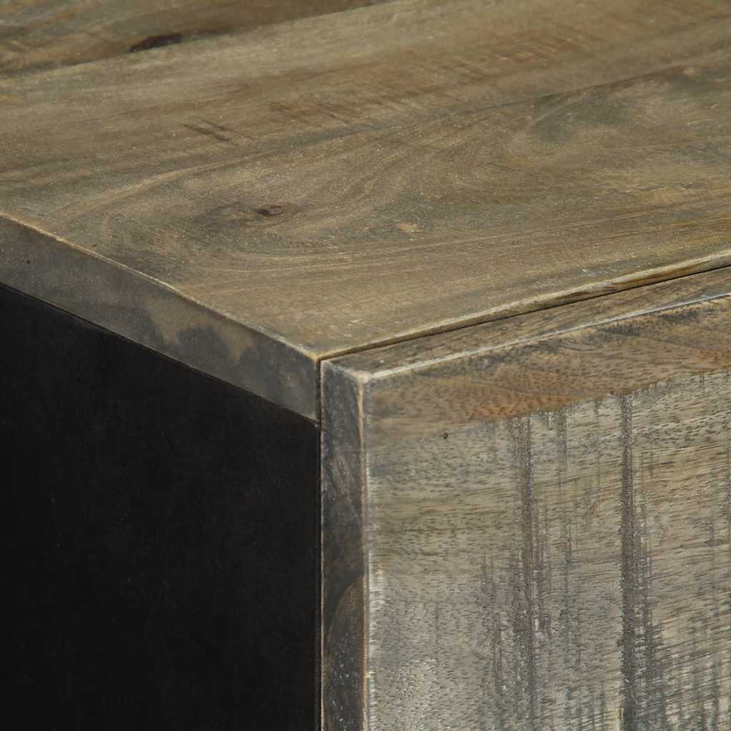 vidaXL Komody 2 szt. Jasnoszary 60x33,5x75 cm Drewno lite Mango