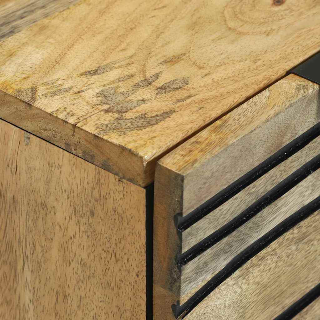 vidaXL Zestaw Komód 2 pcs Naturalny 120 x 33,5 x 75 cm Drewno z mango