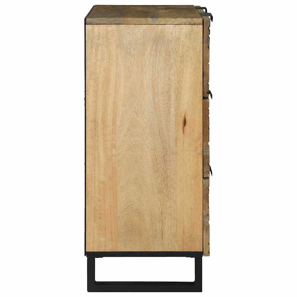 vidaXL Zestaw Komód 2 pcs Naturalny 120 x 33,5 x 75 cm Drewno z mango