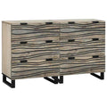 vidaXL Zestaw Komód 2 pcs Biały 120 x 33,5 x 75 cm Drewno z mango