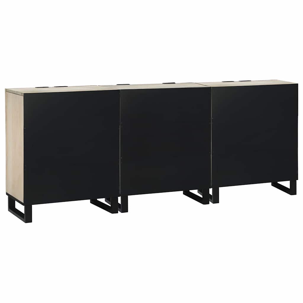 vidaXL Zestaw mebli łazienkowych 3 pcs Biały Materiał drewnopochodny