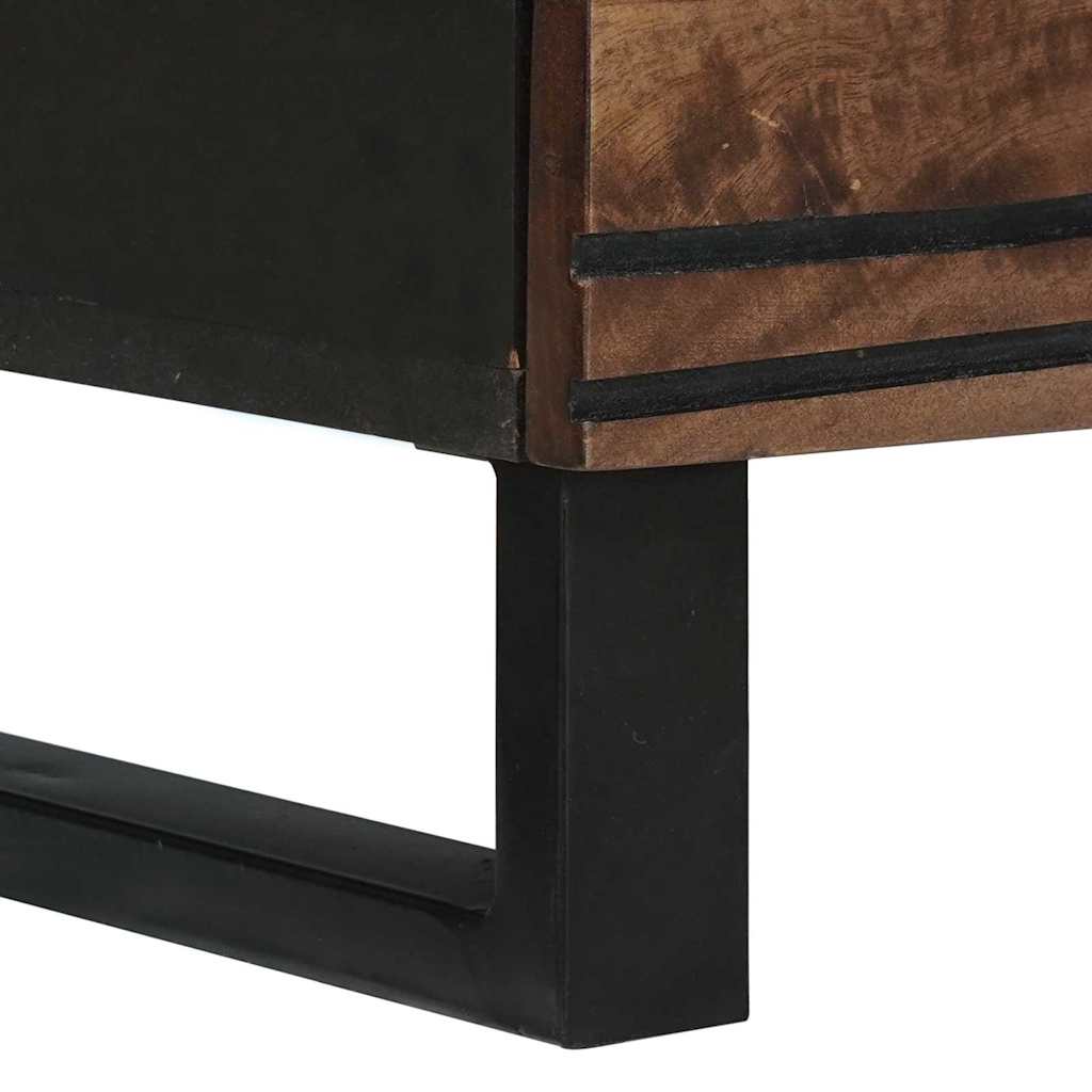 vidaXL Zestaw mebli łazienkowych 3 pcs Brązowy Materiał drewnopochodny