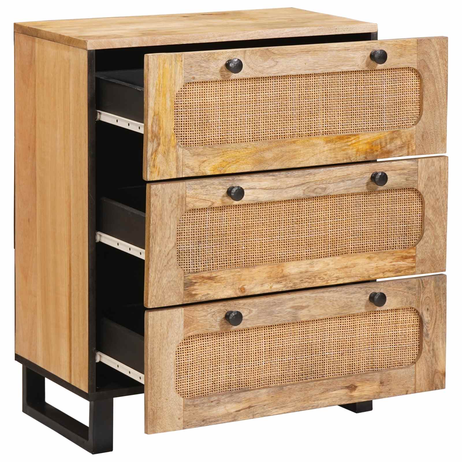 vidaXL Bufet 2 pcs Brązowy 60 x 33 x 75 cm Drewno z mango