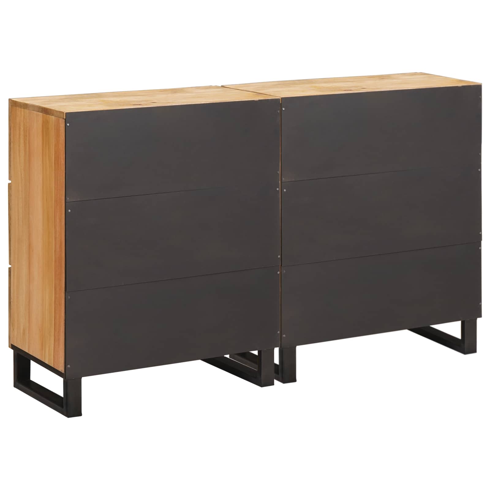 vidaXL Bufet 2 pcs Brązowy 60 x 33 x 75 cm Drewno z mango