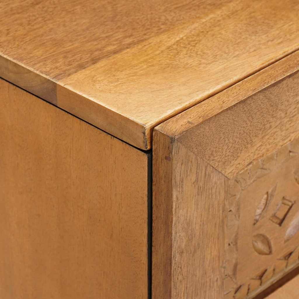 vidaXL Bufet 2 szt. 120 x 33,5 x 75 cm lite drewno mango Brązowy