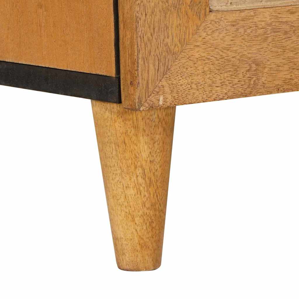 vidaXL Bufet 2 szt. 120 x 33,5 x 75 cm lite drewno mango Brązowy