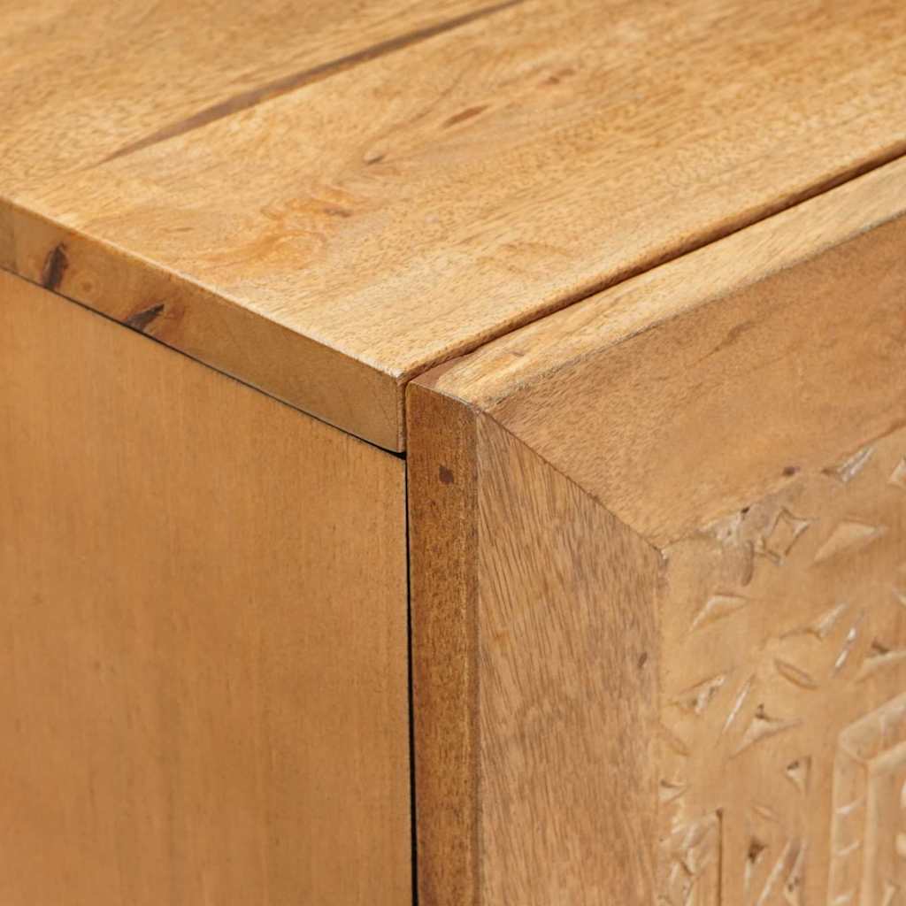 vidaXL Bufet 3 szt. 180 x 33,5 x 75 cm lite drewno mango Brązowy
